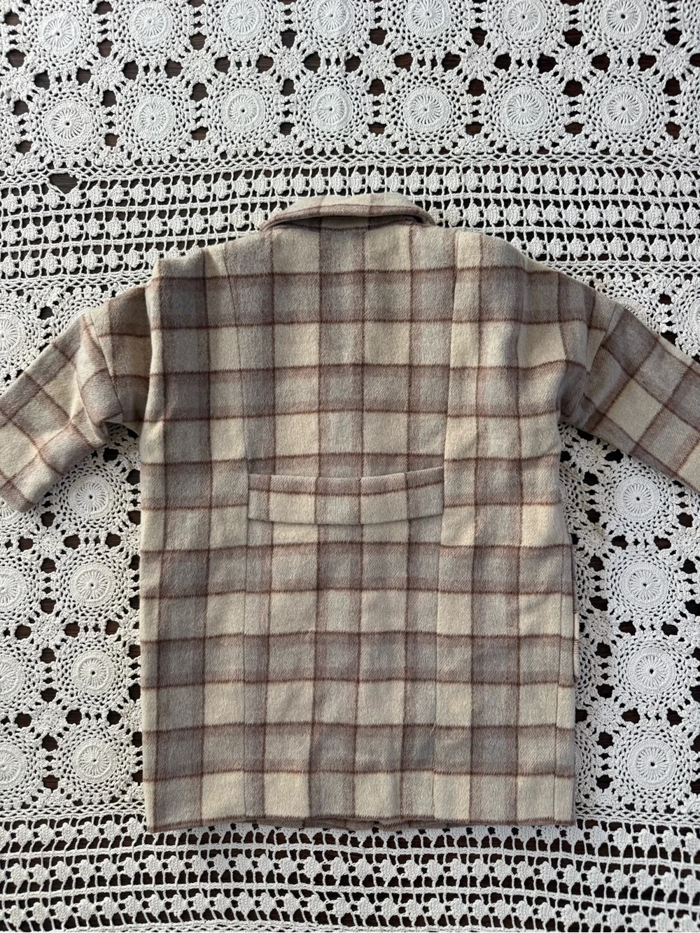 NWT Rylee & Cru Rustic Plaid Longline Coat Girls 2-3Y